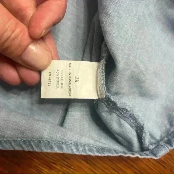 Falls Creek Denim Shirt 2XL - Picture 5 of 5